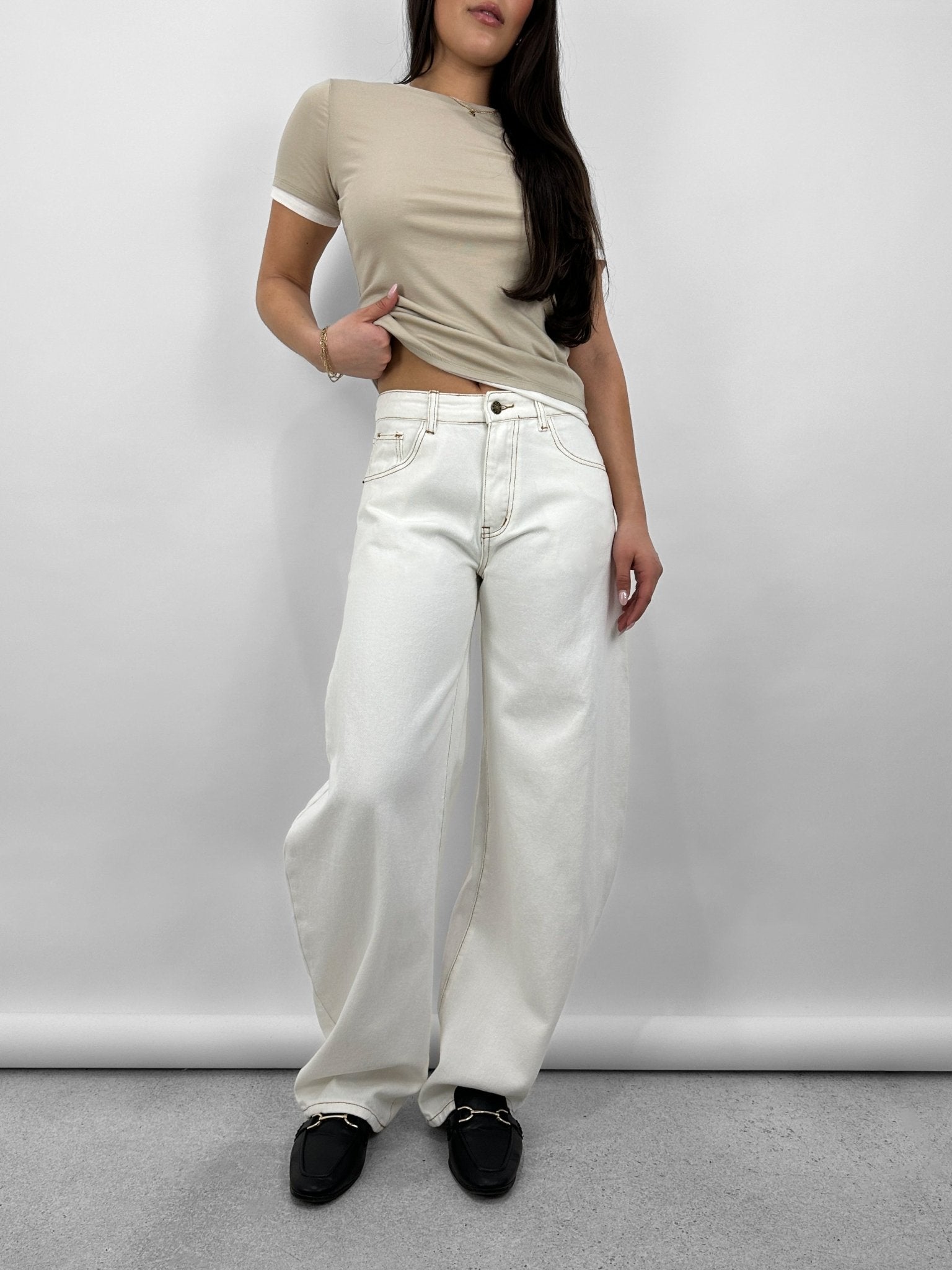 Horseshoe Barrel Leg Jeans - Vamp Official