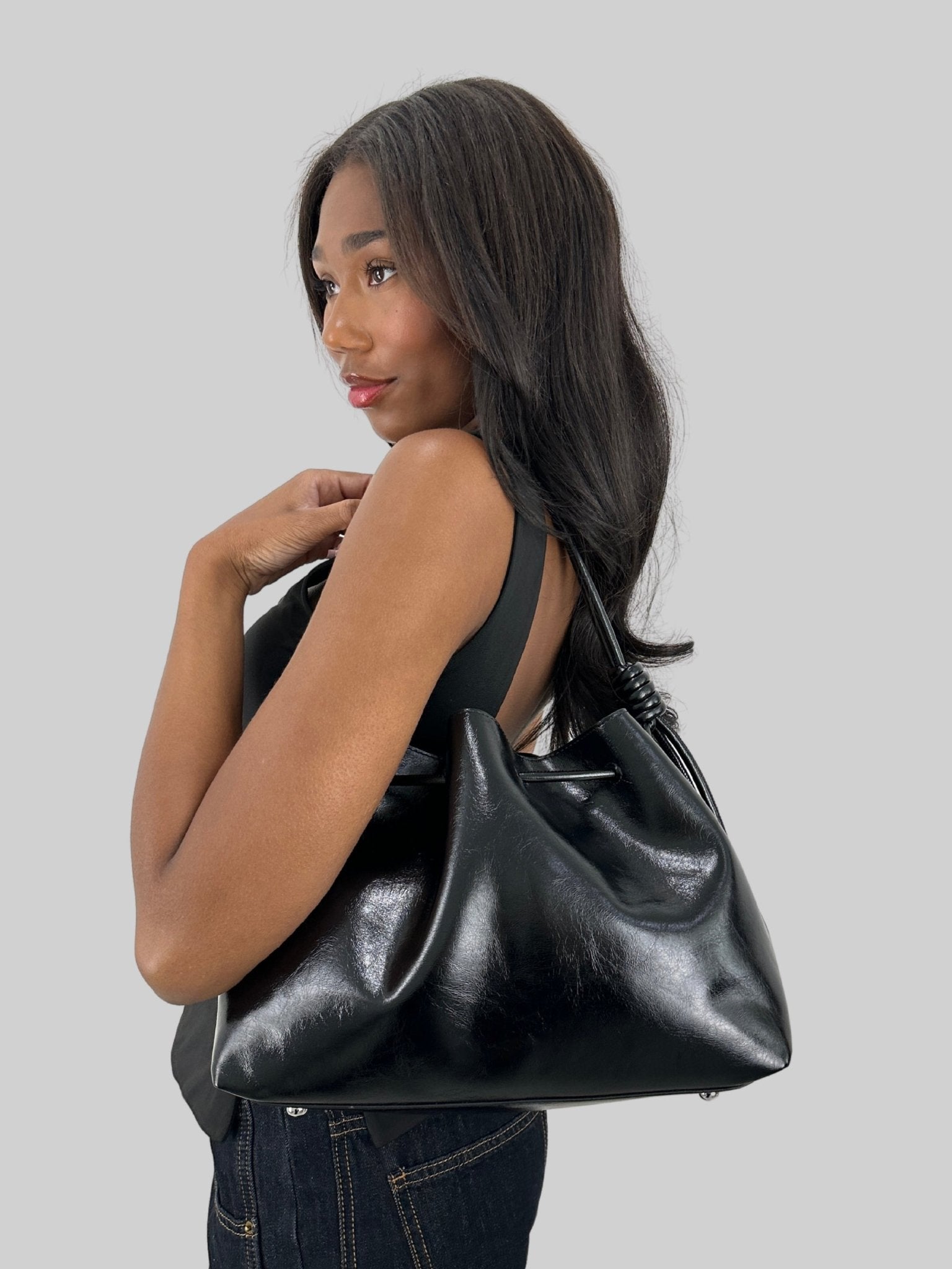 Marta Strap Detail Tote Bag - Vamp Official