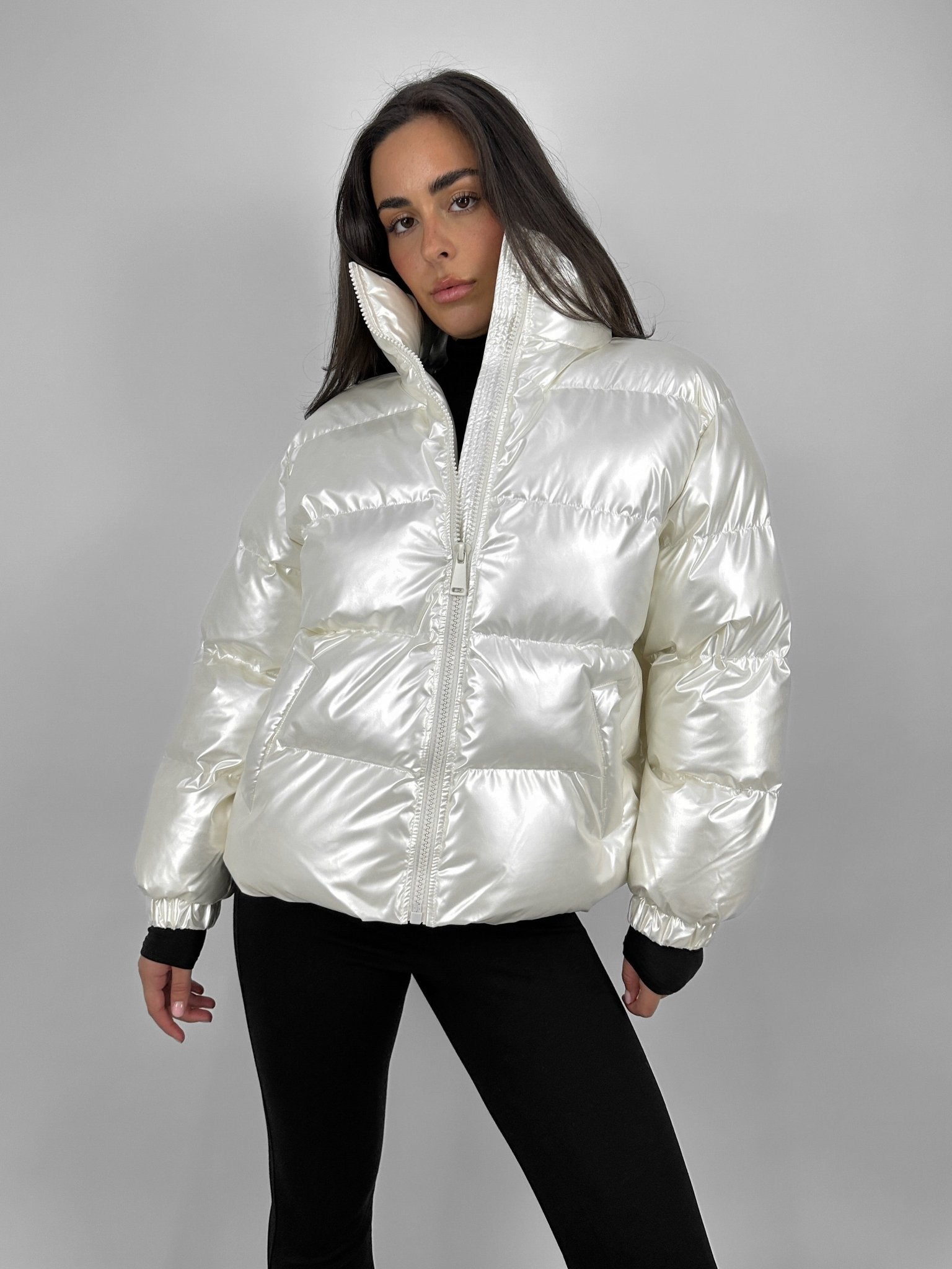 Pearl Sheen Puffer Coat - Vamp Official