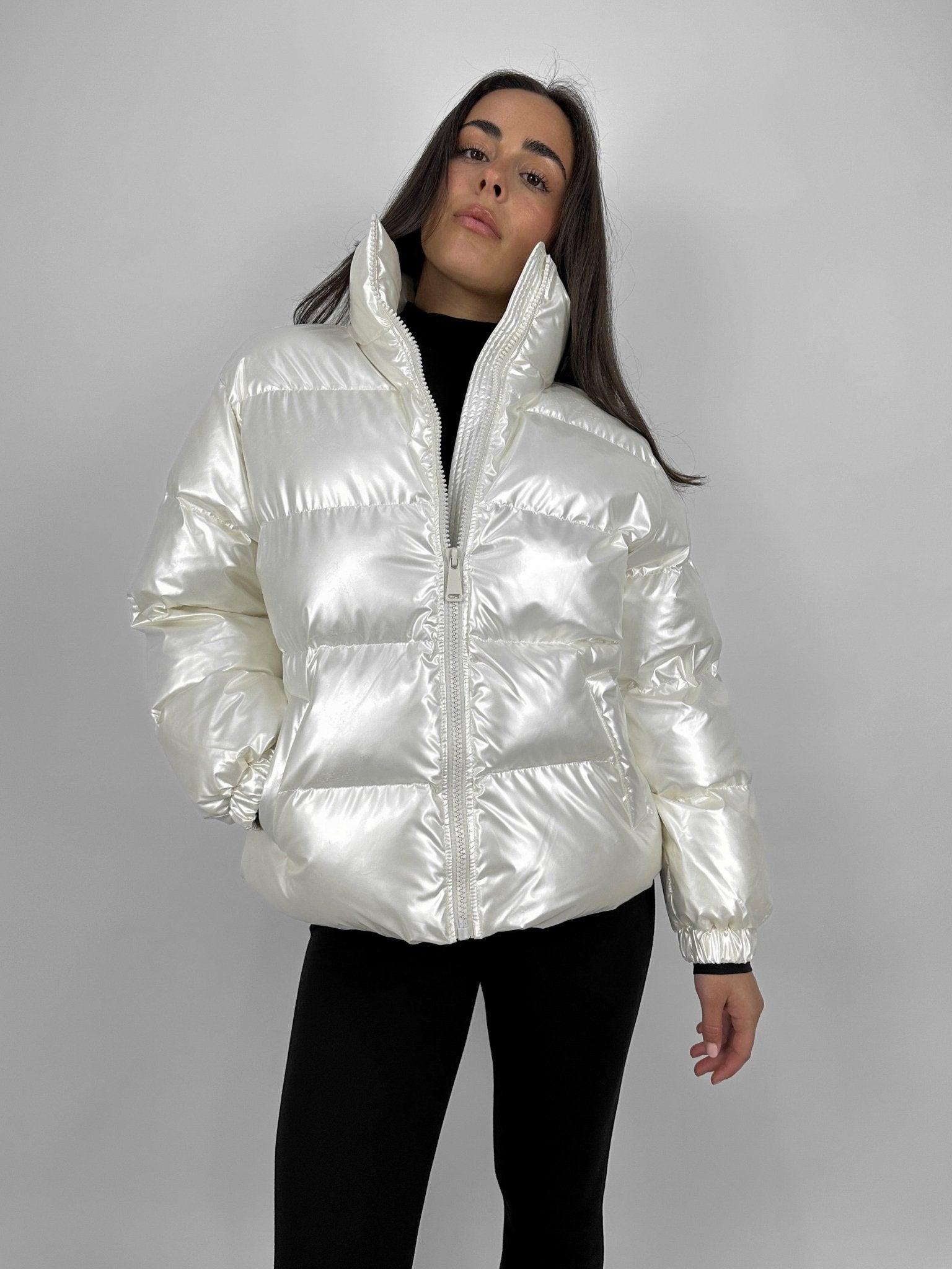 Pearl Sheen Puffer Coat - Vamp Official