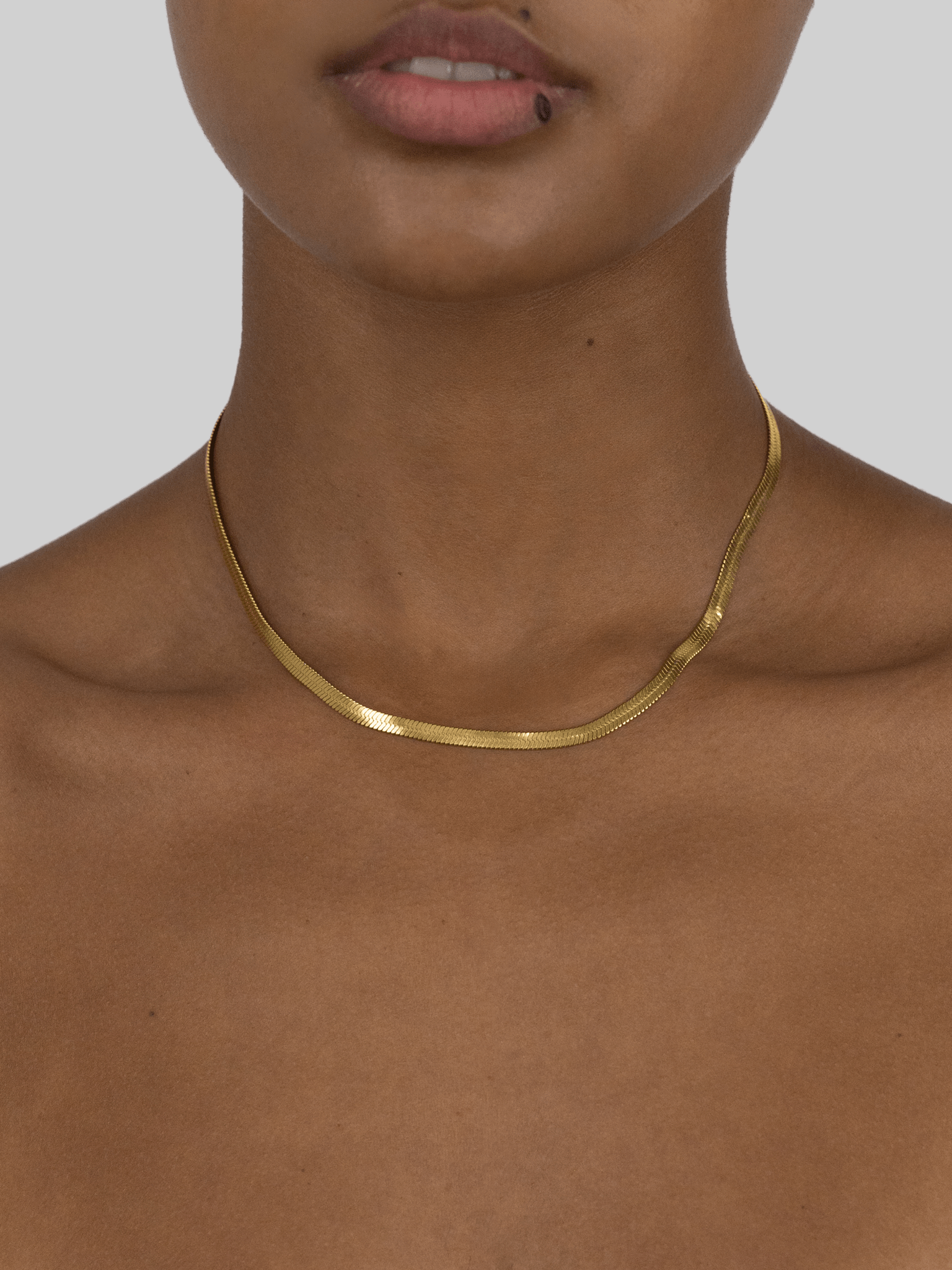 Thin sales choker chain