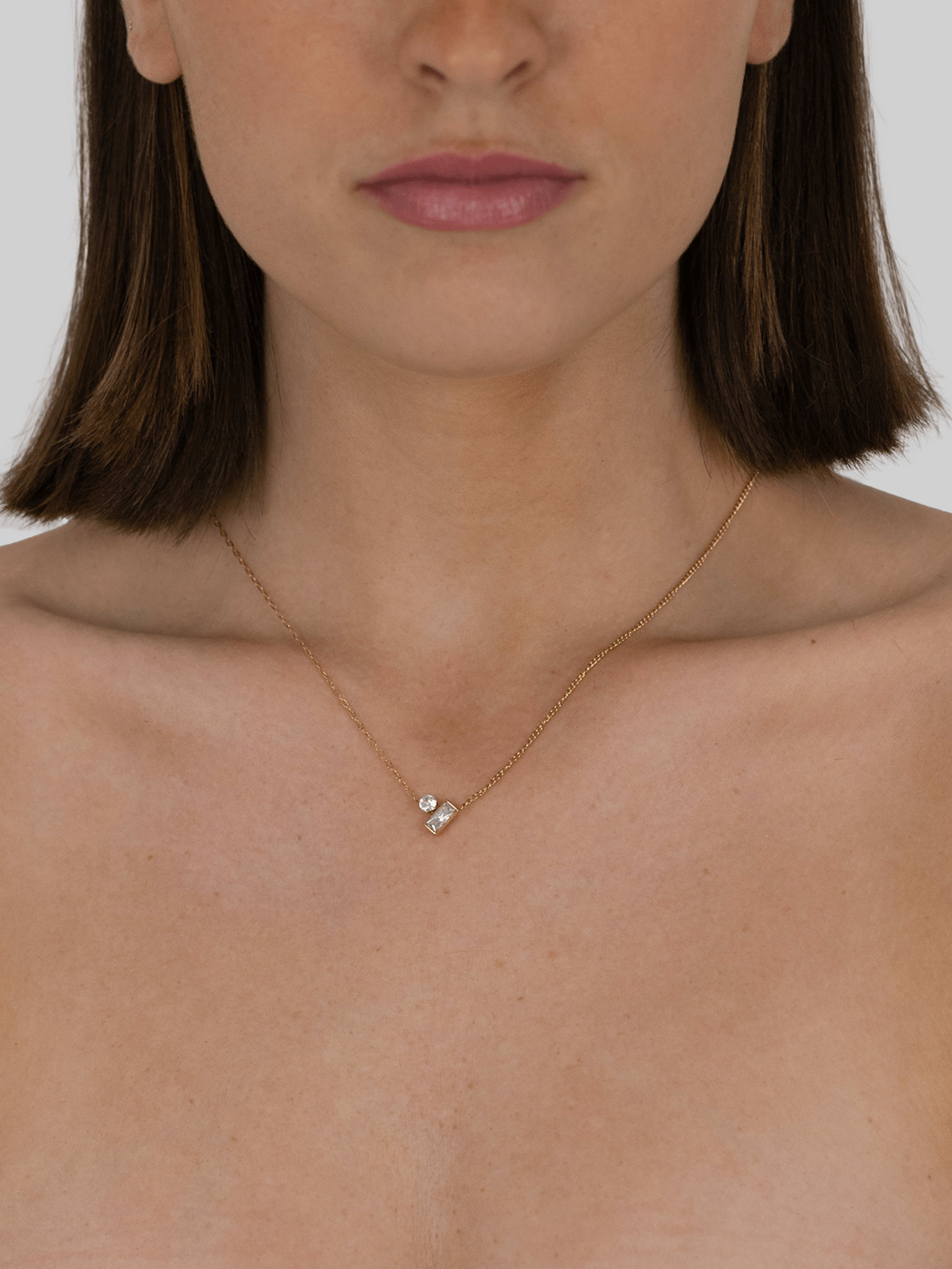 Toi Et Moi Dual Diamond Necklace - Vamp Official