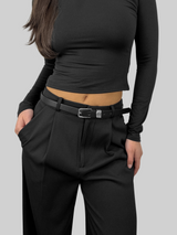 Mid Rise Relax Leg Jeans