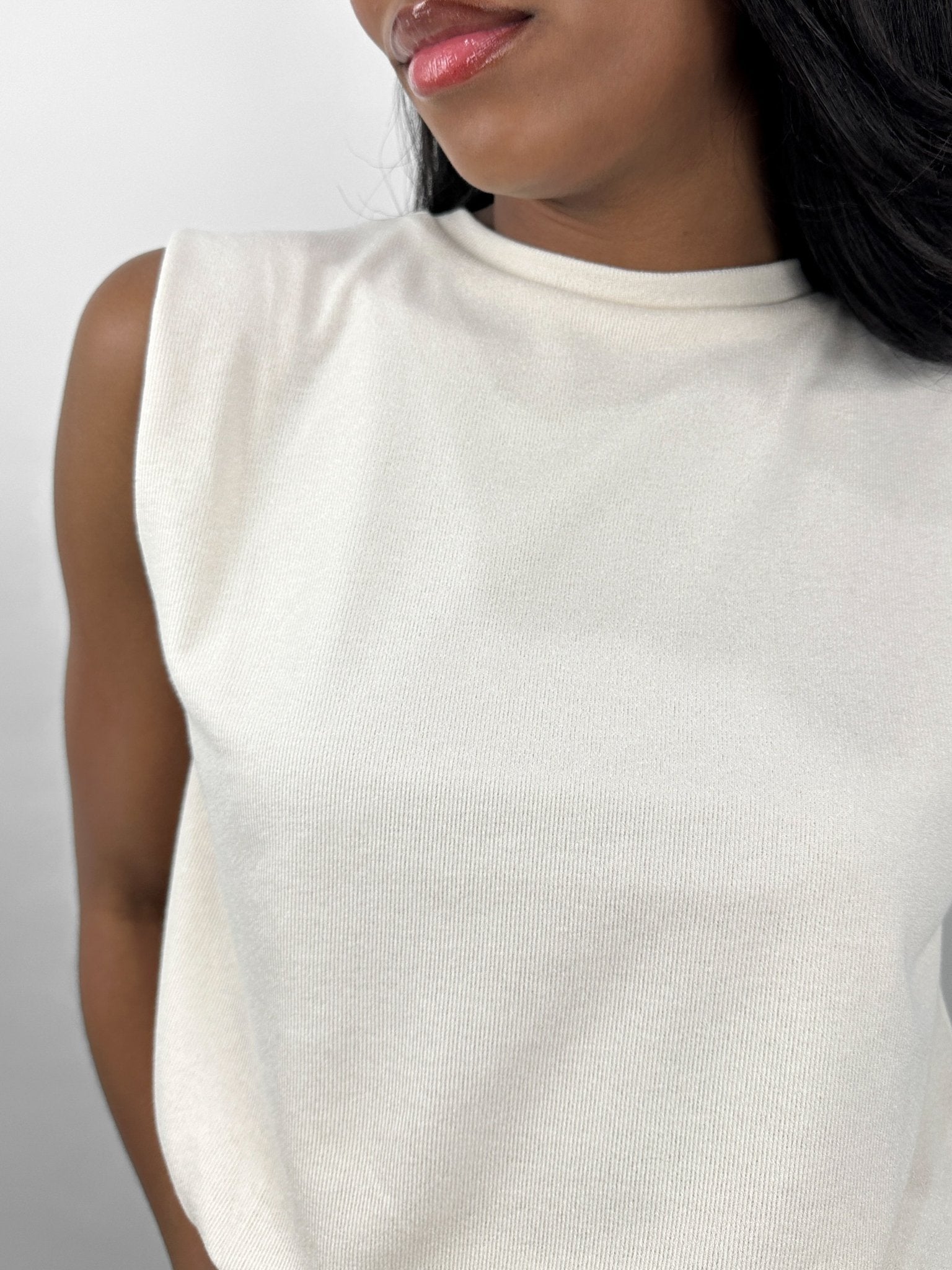 Cinch Waist Boxy Muscle Tank - Vamp Official