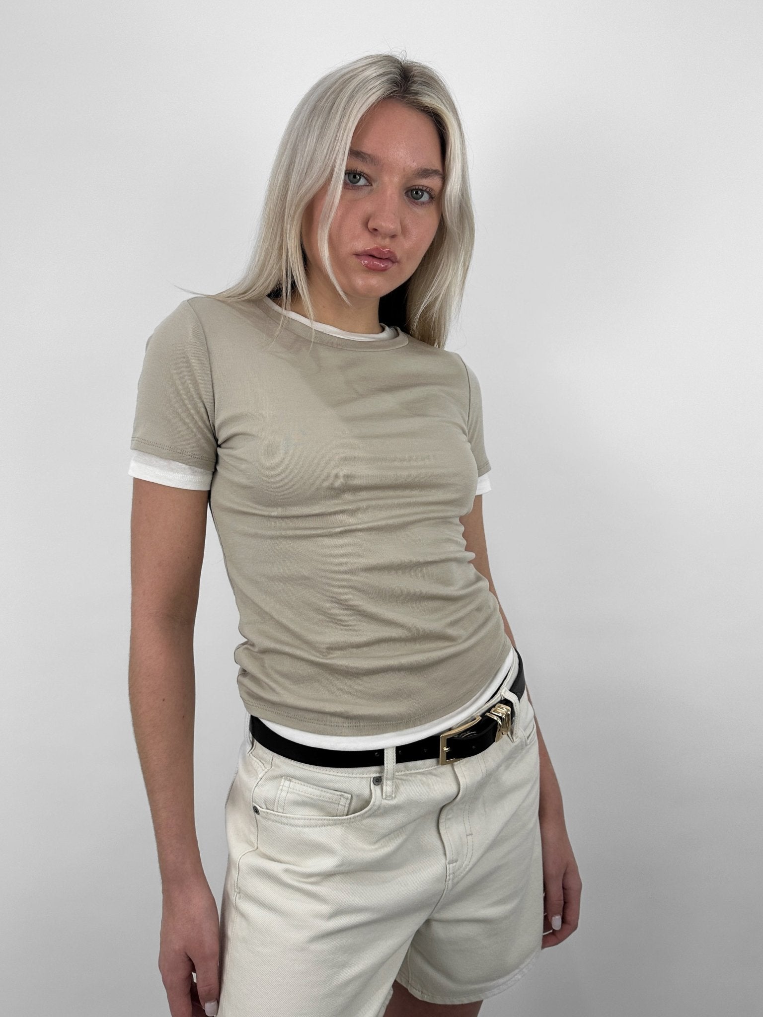 Double Layer Crewneck Tee - Vamp Official