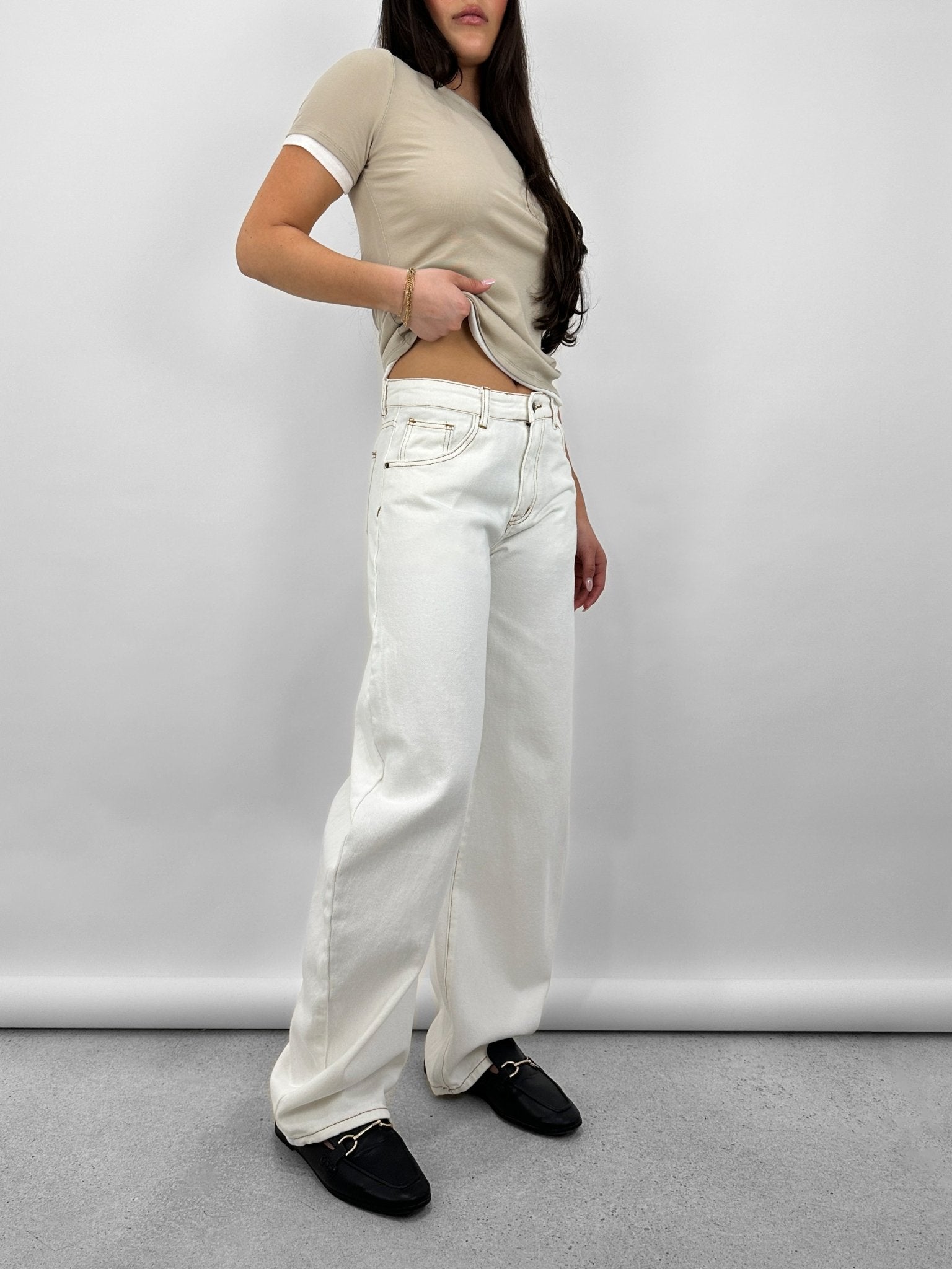 Horseshoe Barrel Leg Jeans - Vamp Official