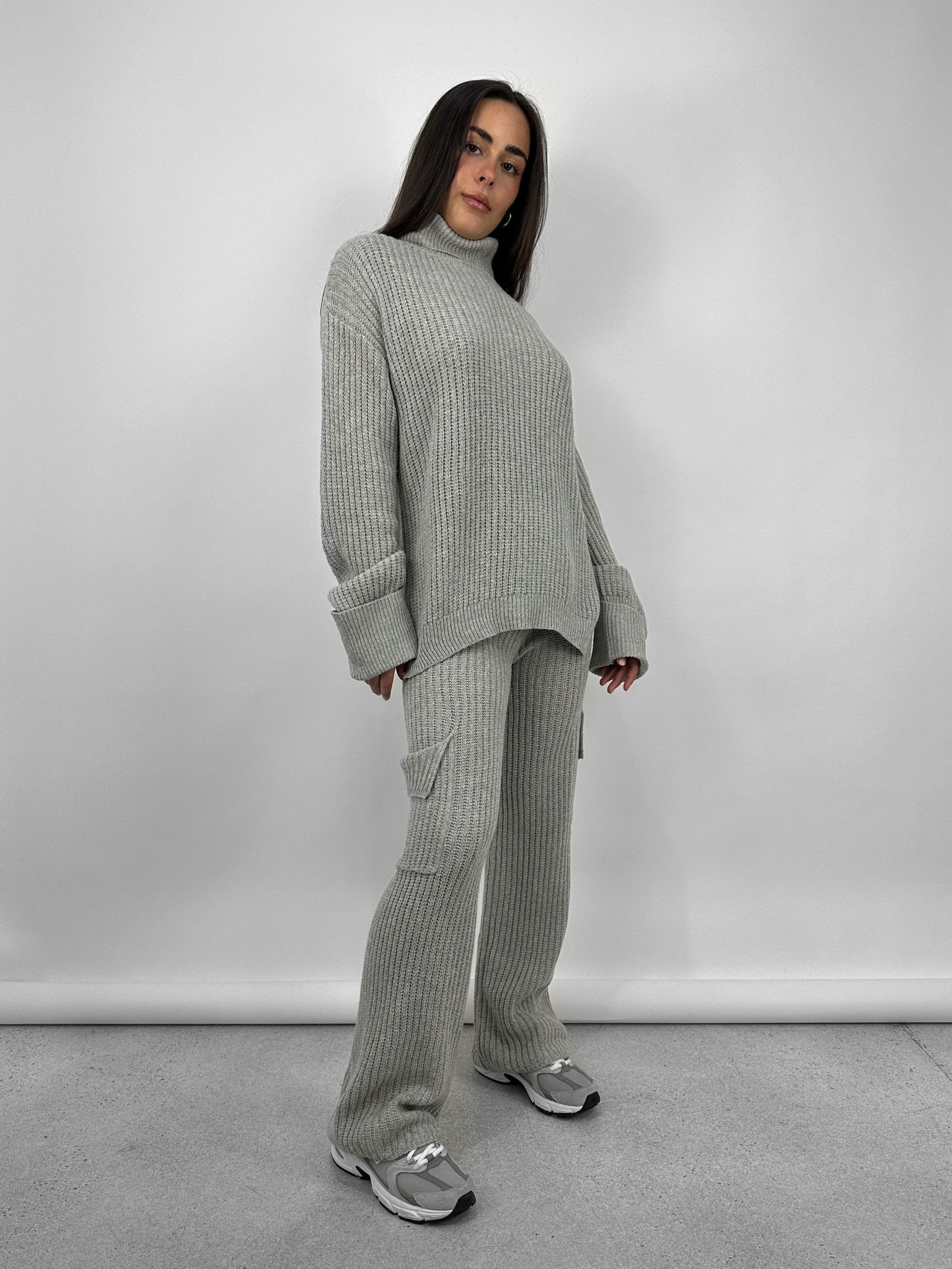 Knit Cargo Pants