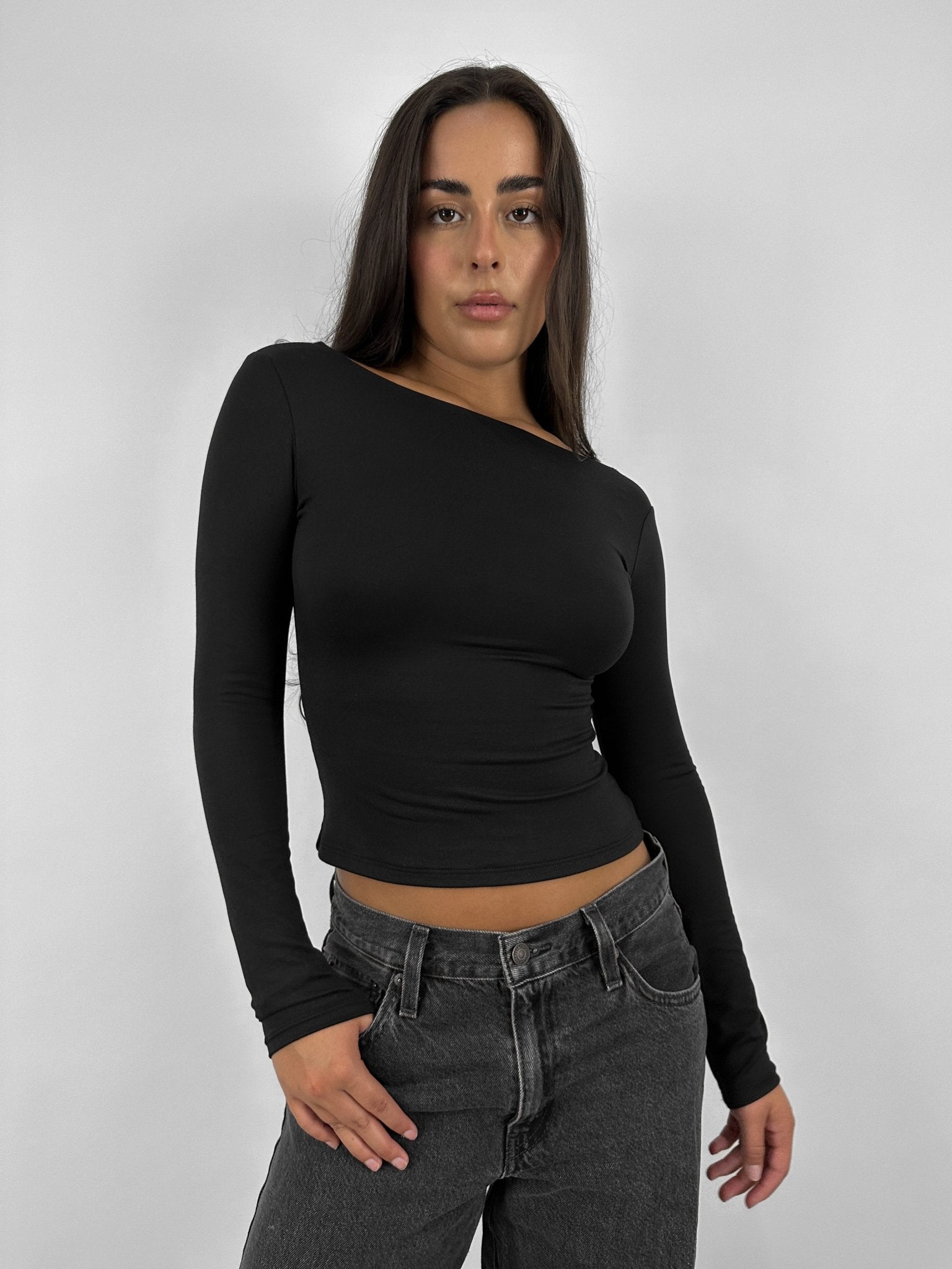 Low Back Classic Long Sleeve Tee - Vamp Official