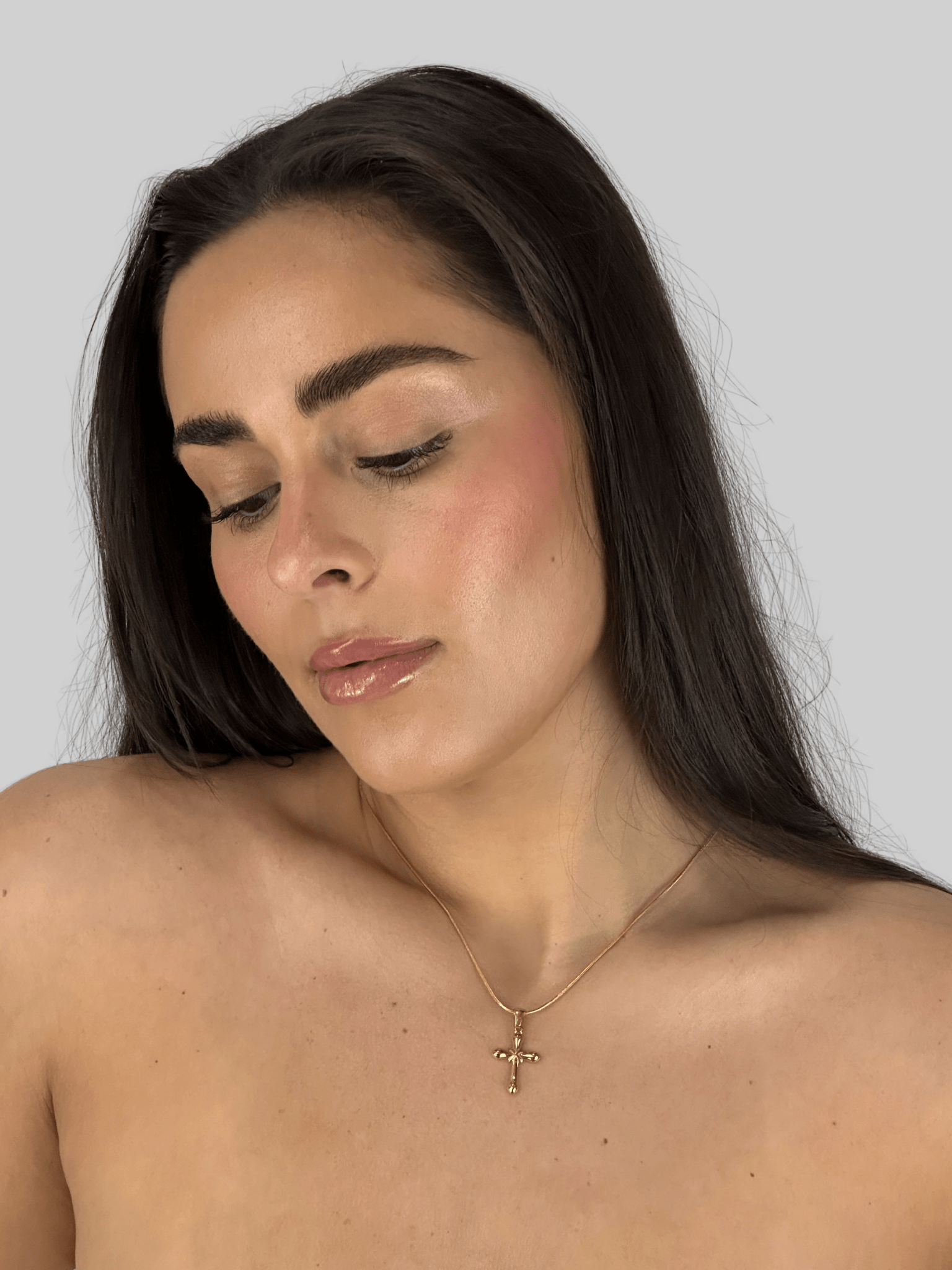 Mini Cross Pendant Necklace - Vamp Official