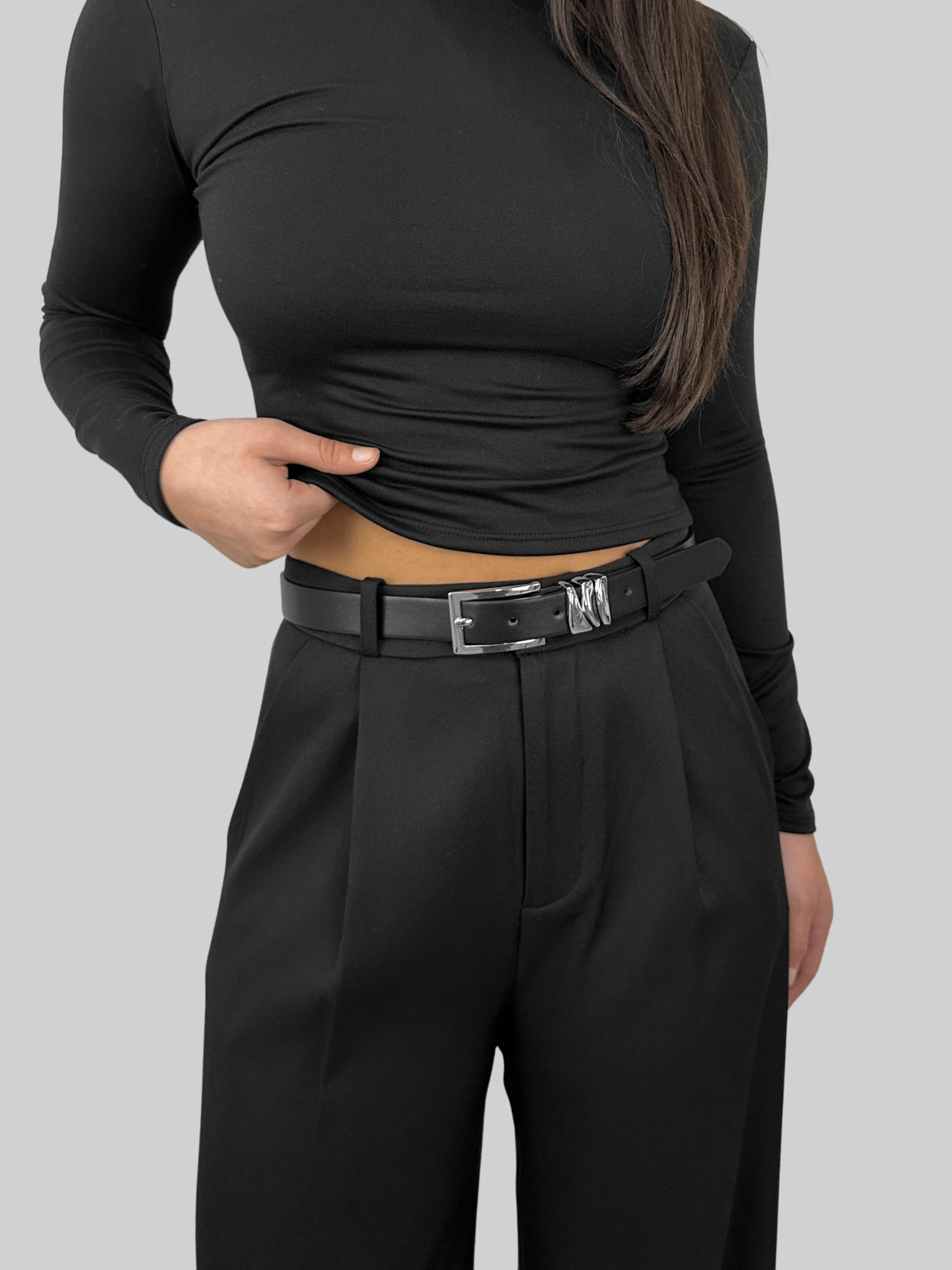 Rectangle Buckle Belt - Vamp Official