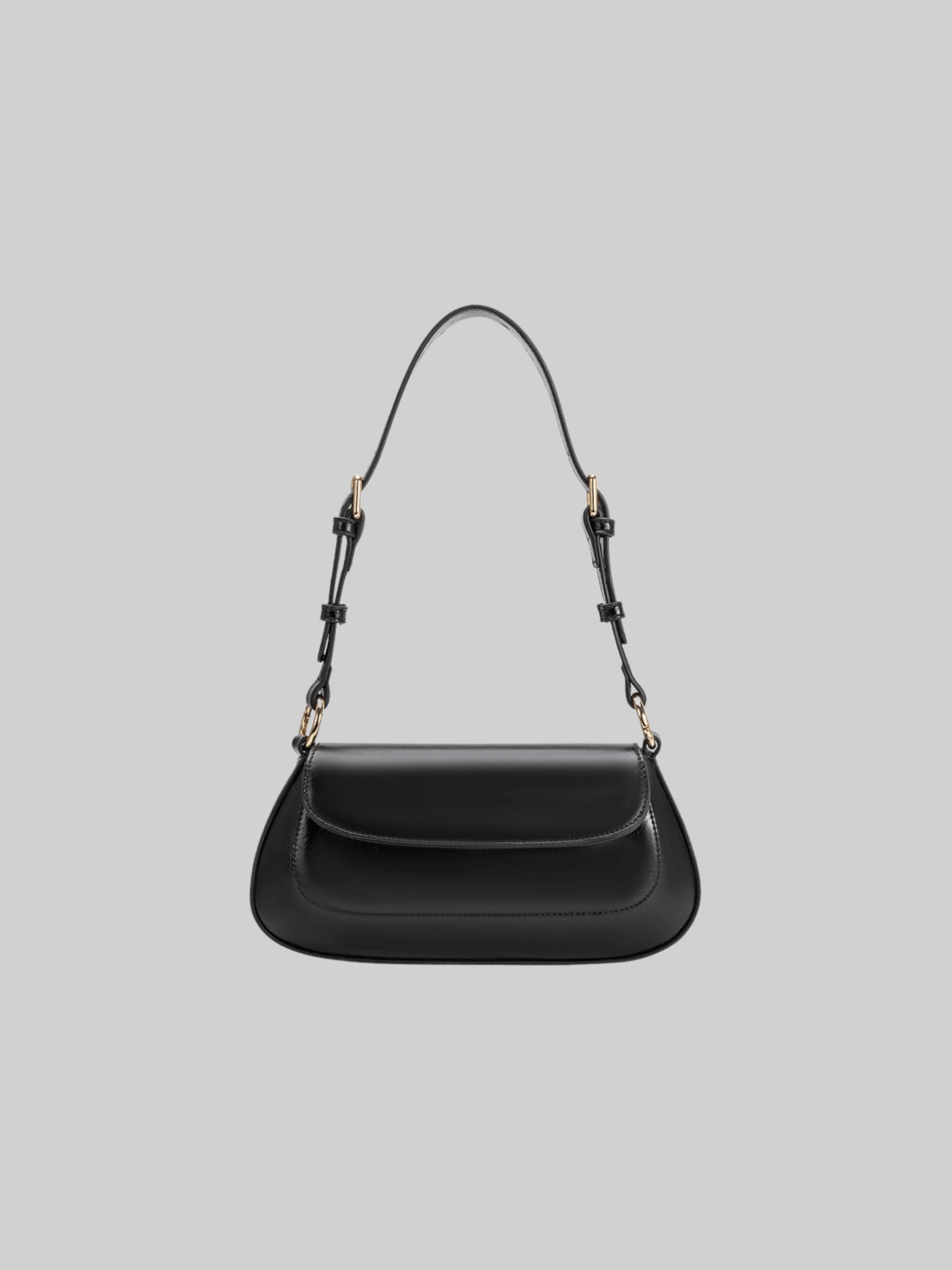Sophie Buckle Strap Shoulder Bag - Vamp Official