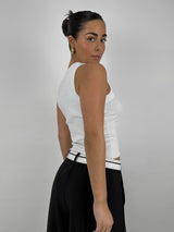 100% Ohioan Tank In White - Vamp Official