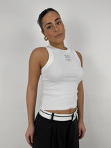 100% Ohioan Tank In White - Vamp Official