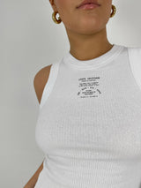 100% Ohioan Tank In White - Vamp Official