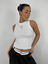 100% Ohioan Tank In White - Vamp Official