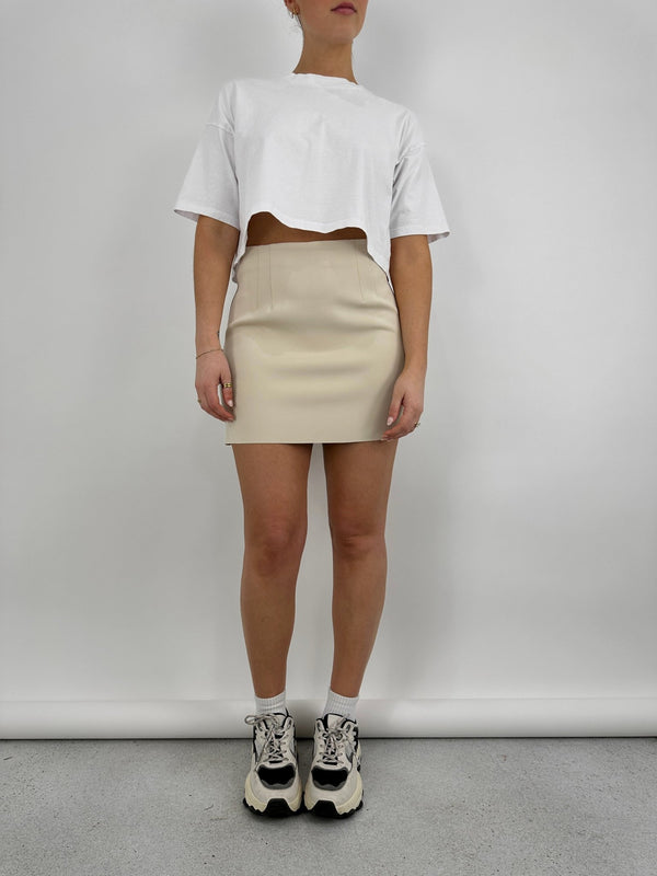 A-Line High Rise Mini Skirt - Vamp Official