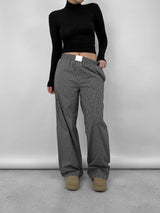 Boxer Style Pinstripe Trousers - Vamp Official