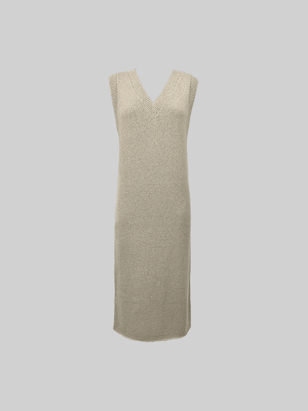 Boxy V Neck Sweater Vest Dress - Vamp Official