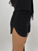 Chunky Knit Vest & Short Set - Vamp Official