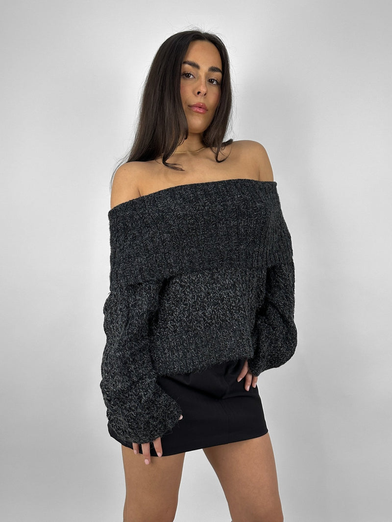 Chunky off hotsell the shoulder jumpers