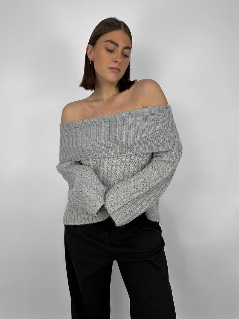 Thick off best sale the shoulder sweater