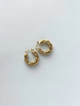 Chunky Twist Hoops - Vamp Official