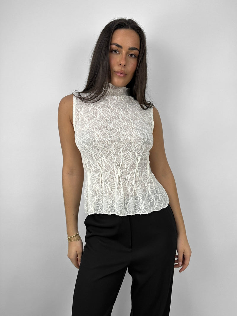 Crinkle Texture Cinched Peplum Tank - Vamp Official