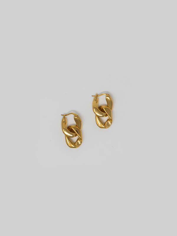 Curb Chain Link Earrings - Vamp Official