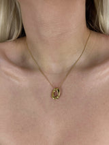 Curb Ring Pendant Necklace - Vamp Official