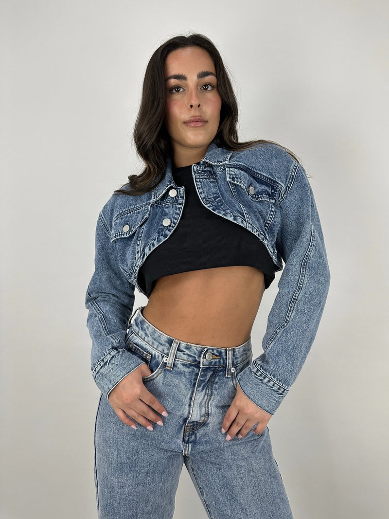 Jean shrug hotsell jacket