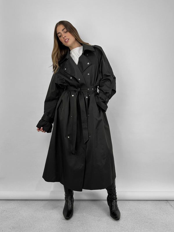 Dove Oversized Trench Coat - Vamp Official