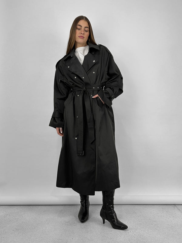 Dove Oversized Trench Coat - Vamp Official