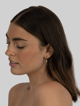 Gemstone Pendant Huggies - Vamp Official