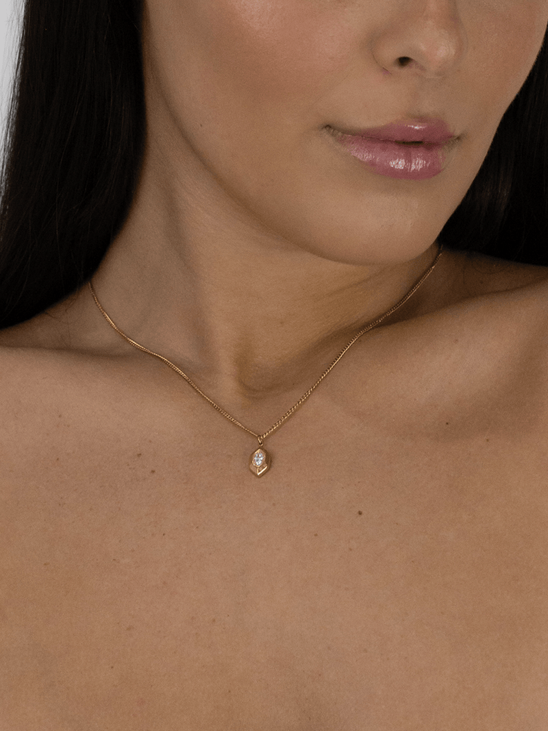 Geo Diamond Pendant Necklace - Vamp Official