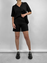 High Rise Knit Shorts - Vamp Official