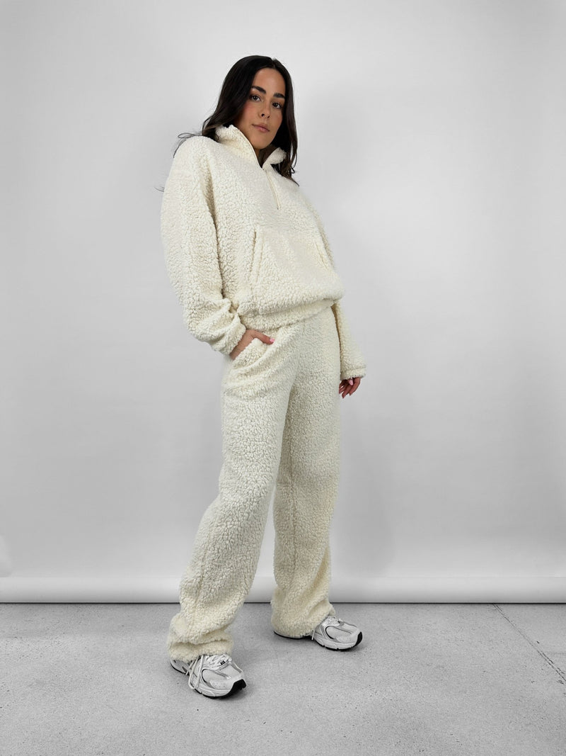 Sherpa tracksuit top bottoms