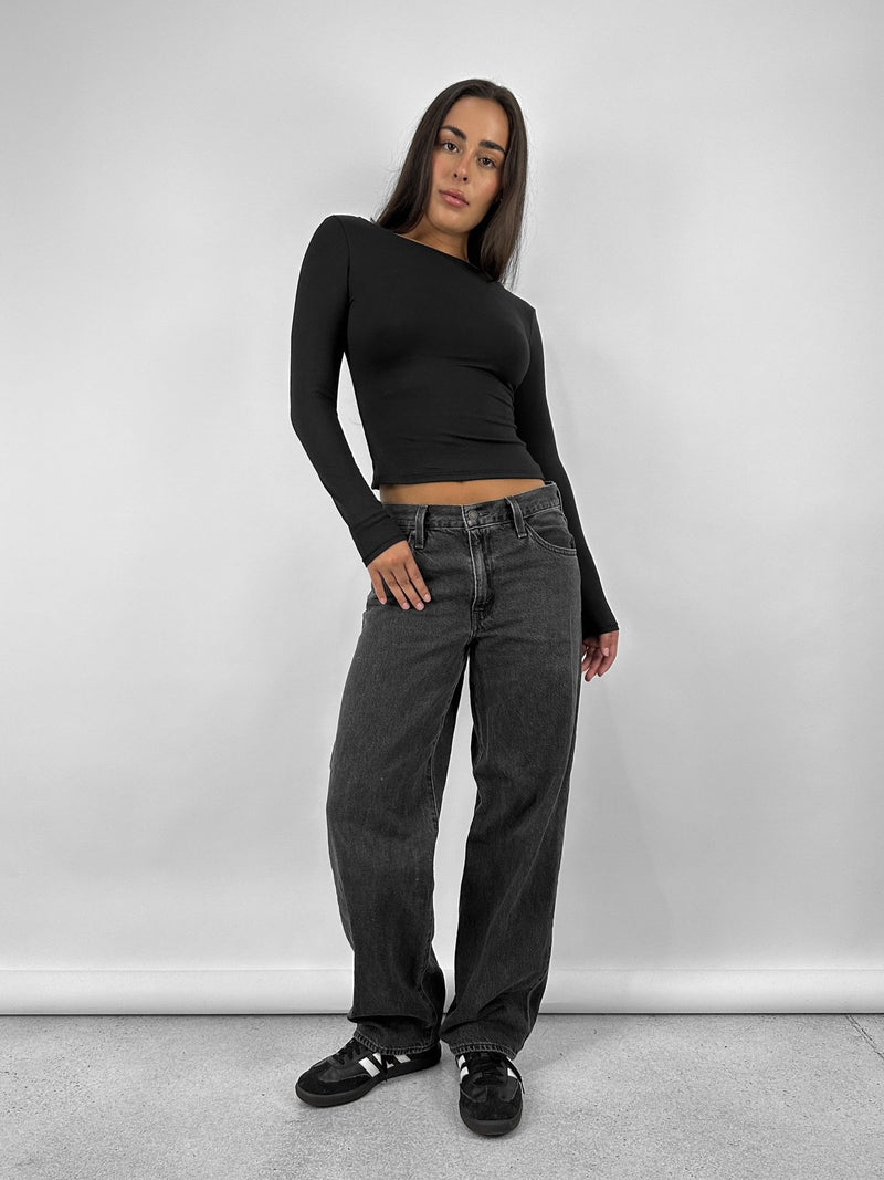 Low Back Long Sleeve Tee - Vamp Official