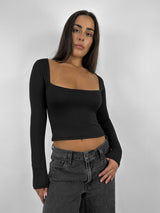 Low Back Long Sleeve Tee - Vamp Official