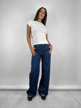 Mid Rise Relax Leg Jeans - Vamp Official