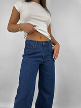 Mid Rise Relax Leg Jeans - Vamp Official
