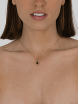 Midnight Gemstone Pendant Necklace - Vamp Official