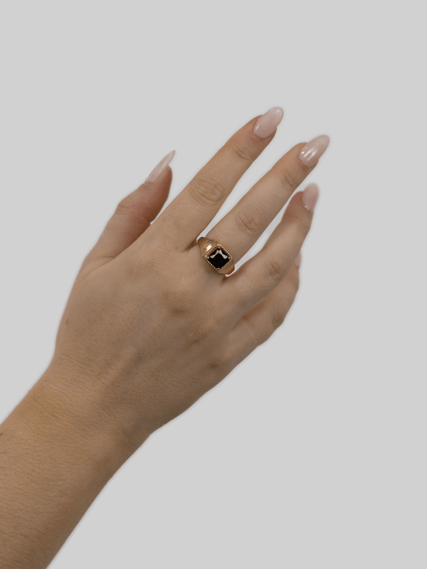 Midnight Gemstone Ring - Vamp Official