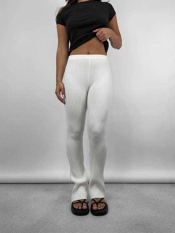 Mimi Ribbed Knit Pants - Vamp Official