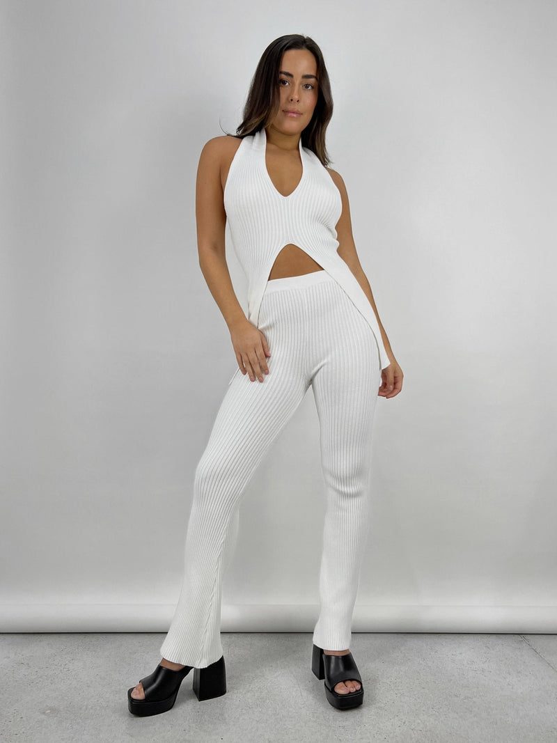Mimi Ribbed Knit Pants - Vamp Official