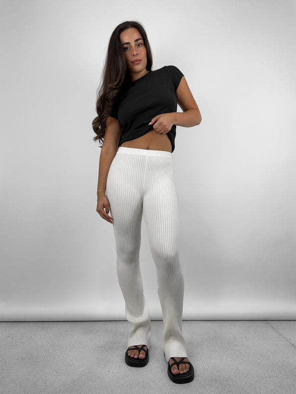 Mimi Ribbed Knit Pants - Vamp Official