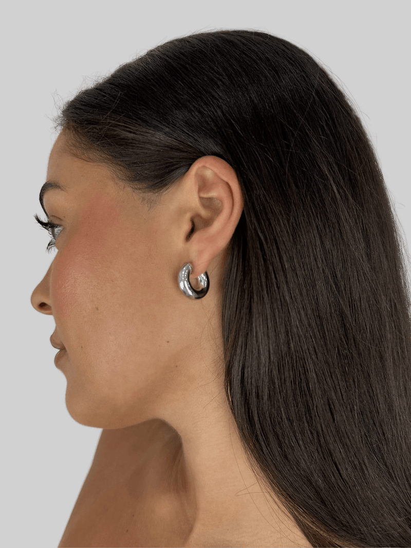 Mini Chunky Tube Hoops - Vamp Official