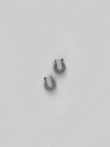 Mini Vintage Diamond Hoops - Vamp Official