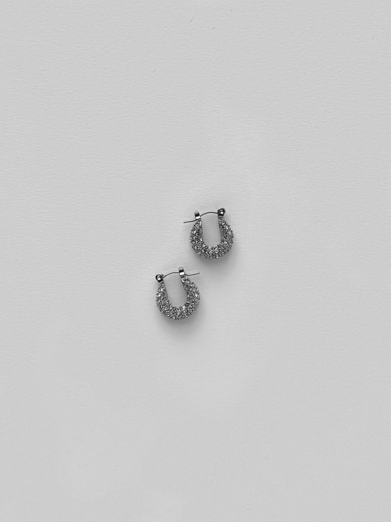 Mini Vintage Diamond Hoops - Vamp Official