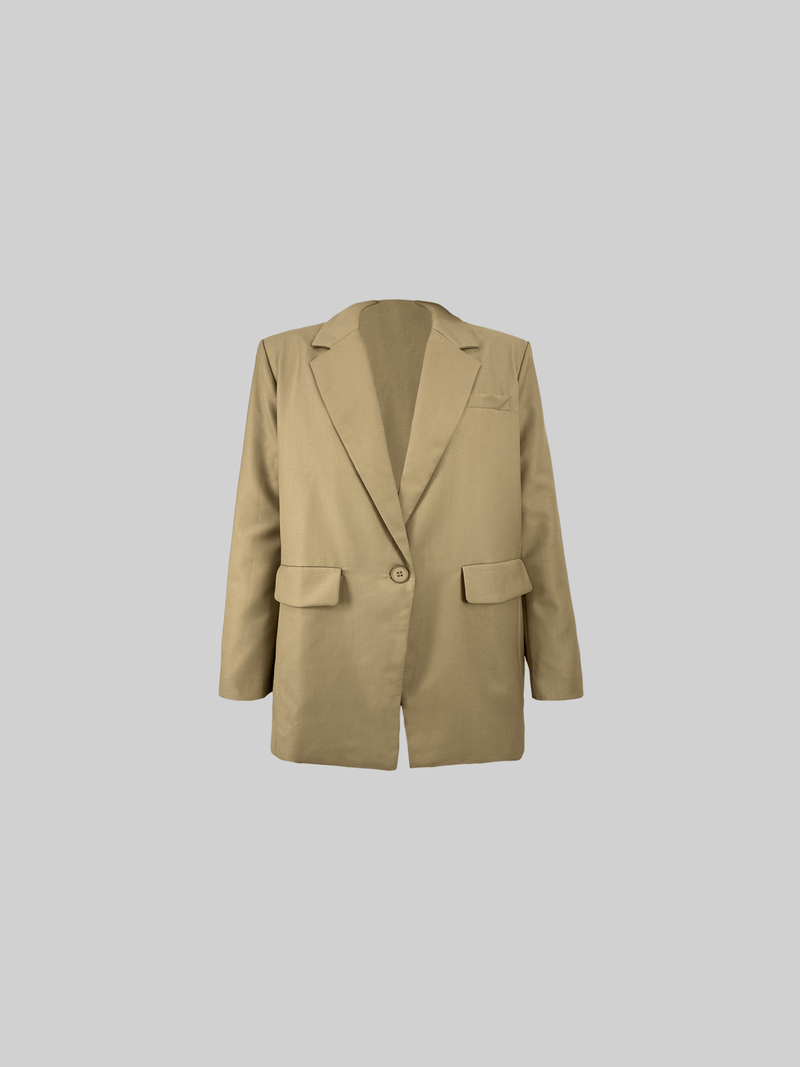 Monochrome Oversized Blazer - Vamp Official