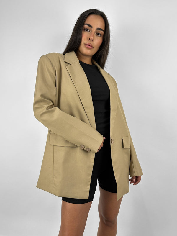 Monochrome Oversized Blazer - Vamp Official